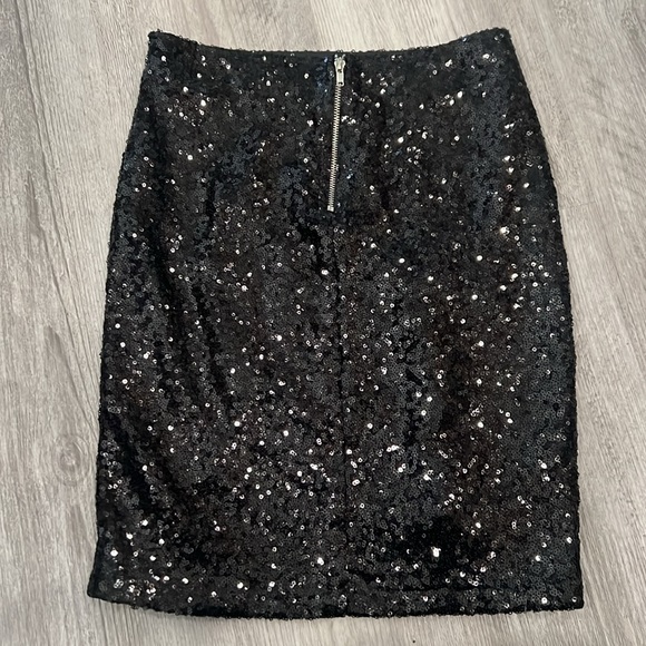 Rehab sequined rocker skirt, EUC - Picture 4 of 6